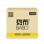 斑布（BABO） DBCR110E20 BASE系列3层110抽20包面巾纸 抽纸