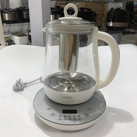 美的（Midea）养生壶1.5L电水壶烧水壶电热水壶煮茶壶花茶壶煮茶器带滤网GE1511a