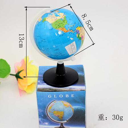 【浙江百货】盒装8.5地球仪 学生用品 教学用品 直径8.5cmXJWC图片