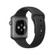 苹果手表 Apple Watch Sport 42毫米 银色 灰色 铝金属表壳 白色运动型表带