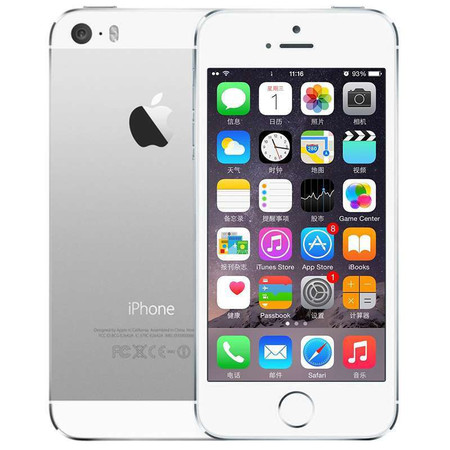 Apple iPhone 5s 16GB 银色 移动联通4G手机图片