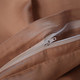 际华家纺  高支高密素色天丝面料四件套 简约款床上用品（贝尔湖畔-浅灰紫）