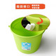 茶花 塑料桶水桶31CM通用家务清洁洗钓鱼12.2L 0207