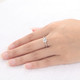 星诺 18K金钻石戒指女钻戒求婚结婚戒指豪华镶钻钻戒送女友5031