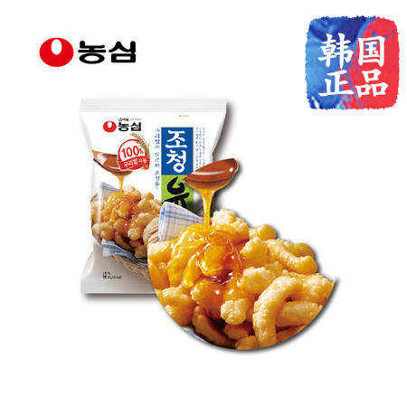 韩国进口 蜜汁米果酥96g 膨化休闲零食品
