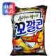 韩国原装进口零食食品妙脆角辣味烤玉米卷77g薯条膨化脆角