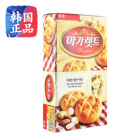 韩国玛格丽特巧克力饼干 玛加利松软蛋糕228g 巧克力味图片