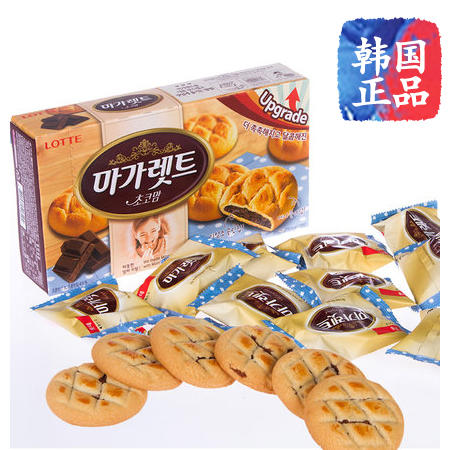 韩国进口零食品 玛加利饼干228g 原味软曲奇代餐营养松塔软饼图片