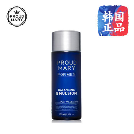 韩国进口 Proud Mary 男士乳液补充水分镇定肌肤 150ml