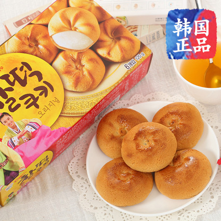 韩国进口食品青佑九日原味打糕 正宗糯米打糕派 糕点 120g