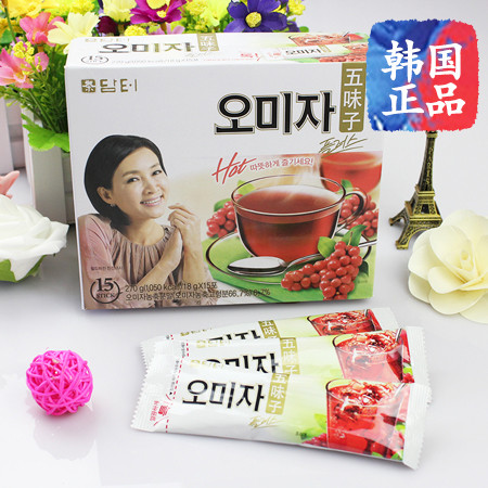 韩国进口 丹特五味子 条装热水冲饮茶 滋补营养，丹特养生茶 270g