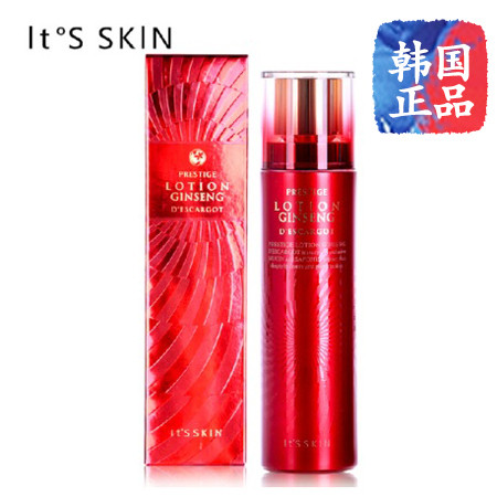 韩国进口正品[it's skin] 晶钻红 参蜗牛乳液140ml图片