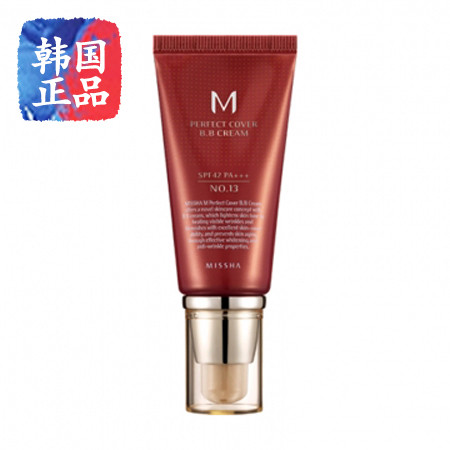 [MISSHA] 谜尚BB霜 红BB霜50ml 裸妆遮瑕保湿强美白隔离图片