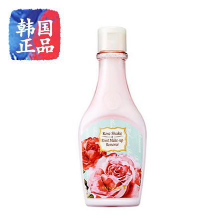 【韩国馆】SKINFOOD玫瑰花瓣牛奶精华奶昔眼唇卸妆液 160ml