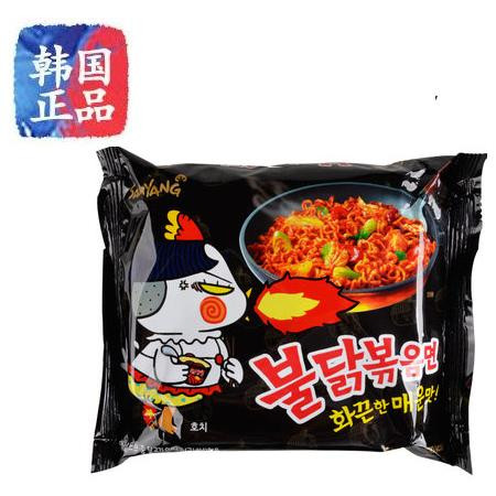 韩国方便面三养辣火鸡芝士面特辣鸡肉味干拌面泡面140g