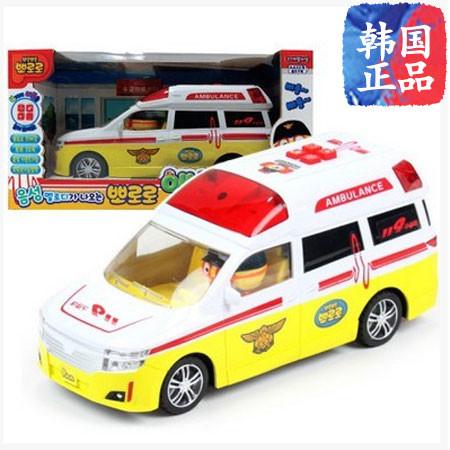 韩国正品-儿童玩具正品小企鹅救护车模型-幼儿园宝男女孩新年礼物520805图片