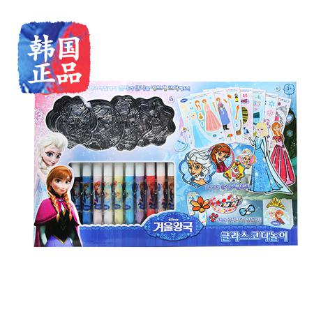 韩国进口冰雪奇缘儿童助理游戏玩具画板画画-677009