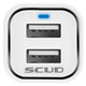 飞毛腿（SCUD）SC-622 双USB/2.1A输出 车载充电器 苹果三星手机通用型汽车充 金色