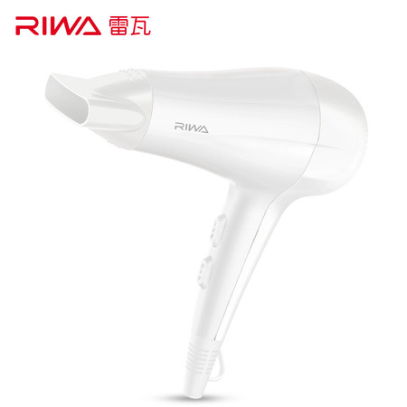 雷瓦(RIWA) 电吹风机 家用大功率快速干发吹风筒2000W 白色RC-7136