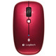 罗技（Logitech） M557 多平台连接蓝牙无线鼠标（红）