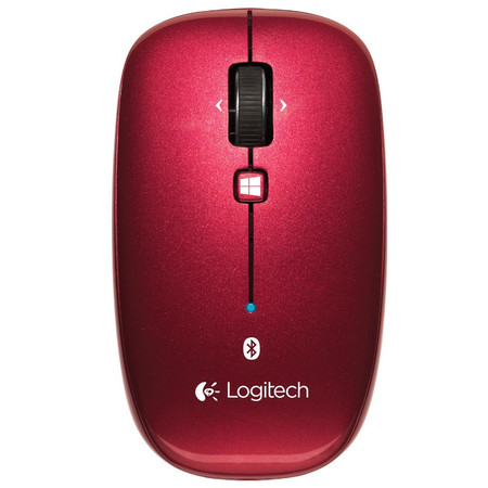 罗技（Logitech） M557 多平台连接蓝牙无线鼠标（红）图片