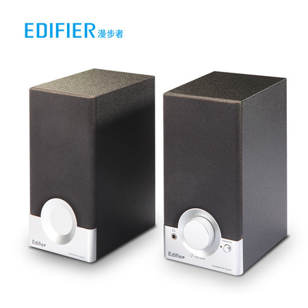 漫步者（EDIFIER） R18T 2.0声道 木质多媒体音箱 音响 电脑音箱 黑色