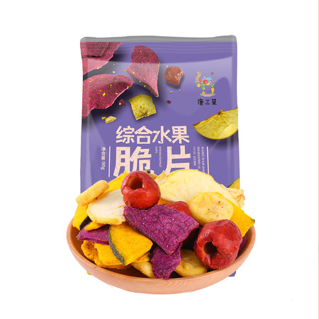 【邮乐洛阳】唐三菜 综合水果脆片90g/包邮图片