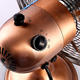 金正JZFS-40A电风扇仿古扇台扇家用复古铜装饰风扇摇头静音台式电扇