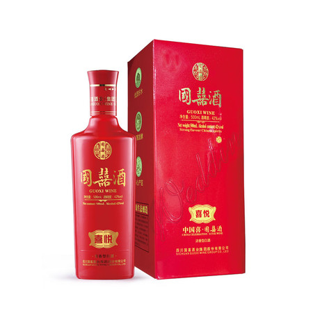 国喜.喜悦婚庆系列纯粮酒500ml1*6图片