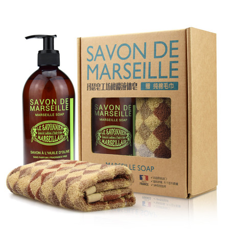法国玛瑟皂工坊马赛橄榄液体皂（无香型）500ml图片