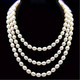 ARMASA/阿玛莎 淡水珍珠天然白珠米粒形珍珠多层项链毛衣链长度160CM时尚新品