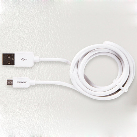 品胜/PISEN  1.5m  安卓Micro USB 通用白色二代 手机充电数据线图片