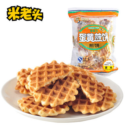 米老头150g蛋黄煎饼（原味） 三袋装图片