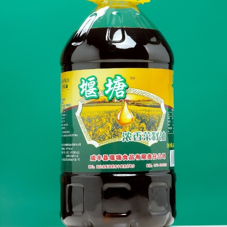 堰塘 土家浓香菜籽油5L