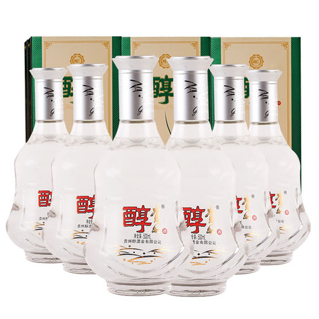 贵州醇白酒 山水 银贵酒 38%vol 500ml