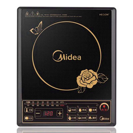 美的/MIDEA 电磁炉 C21-HK2002 智能加热 定时保温 家用按键式