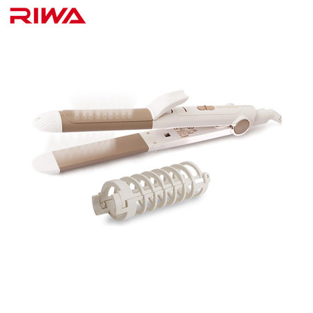 雷瓦(RIWA) 卷直发器RB-950A 干湿两用卷发棒直发器二合一 电卷发棒两用直板夹卷发器直发器