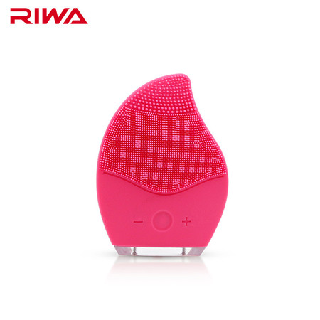 雷瓦(RIWA) 洁面仪R2 超声波震动洁面 电动防水硅胶充电洗脸刷毛孔清洁器图片