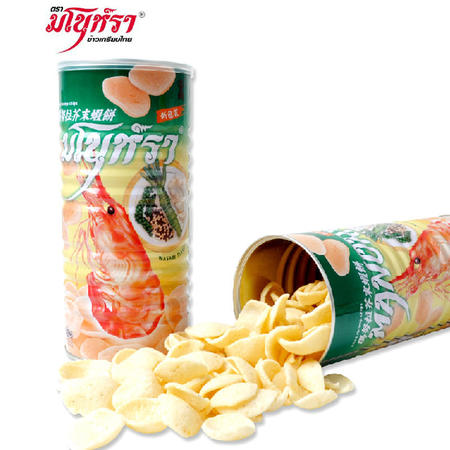 【泰国原产地进口】 玛努拉芥末虾味木薯片90g