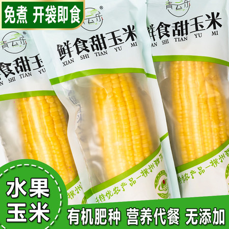 青云乐 鲜食甜玉米 约220g/根（1箱/5根）