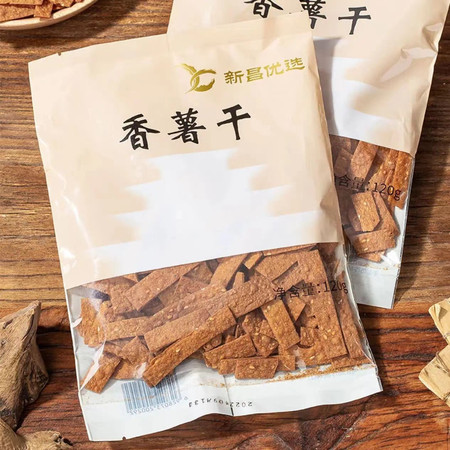 农家自产 【新昌优选】香薯芝麻干地瓜片零食浙江新昌特产120g *2袋图片