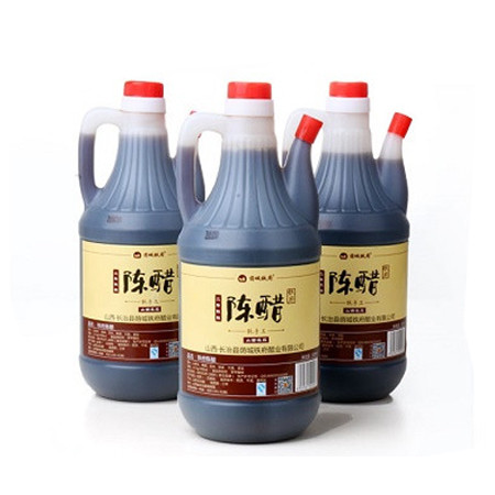 【上党馆】山西特产老陈醋 荫城铁府二年陈醋820Ml*3壶装 手工酿造醋  包邮图片