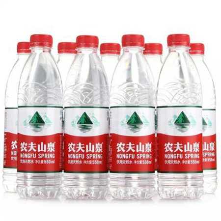 【上党馆】农夫山泉矿泉水 天然弱碱性饮用水550ml／瓶图片