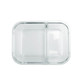 乐扣乐扣 长方形分隔玻璃保鲜盒LLG447CFU 1020ml