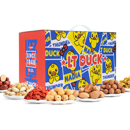 LT DUCK 小黄鸭臻萃18品-438型坚果礼盒