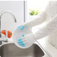 妙美10双装13628厨房洗碗加绒加厚乳胶手套家务清洁洗衣服橡胶手套
