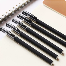中性笔考试专用笔学生用0.5/0.38MM碳素黑色水性签字水笔芯心圆珠笔红笔全针管头初中