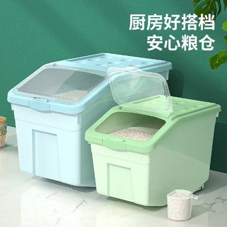 家易点 透明米桶箱厨房杂粮大米面粉收纳防潮密封米缸家用米桶大容量图片