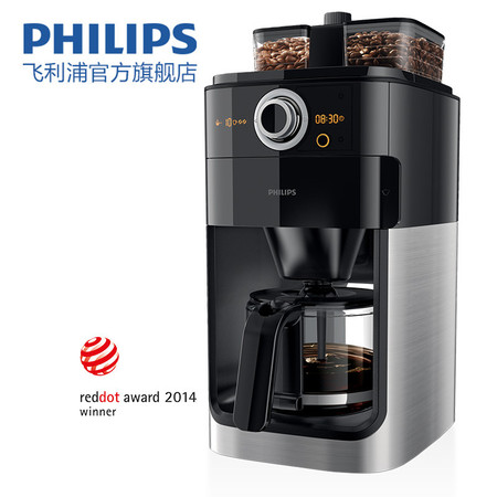 Philips/飞利浦 HD7762/00家用可磨豆滴漏式美式咖啡机研磨一体机图片