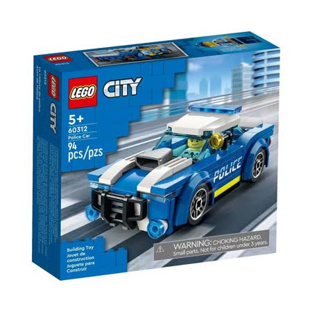 乐高/LEGO 60312城市组警车拼搭积木益智儿童男女孩玩具